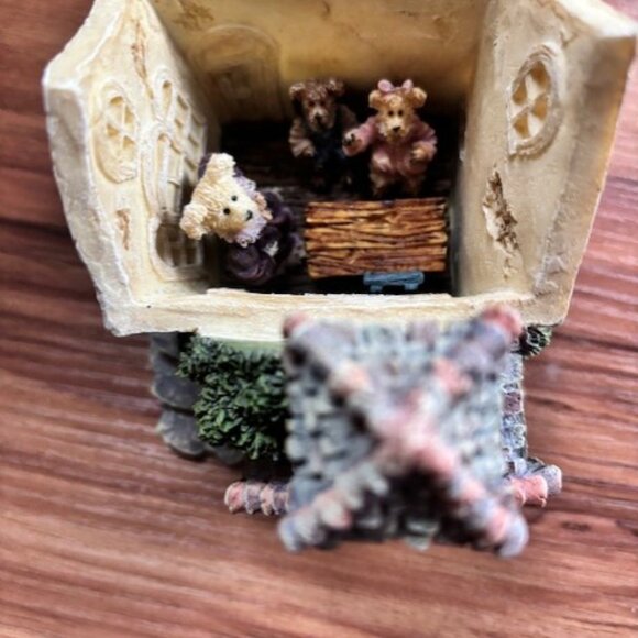 Boyds Bearly-Built Villages #4 The Boyds Barely A School 2000 Vintage #36 of 239 - Picture 5 of 16